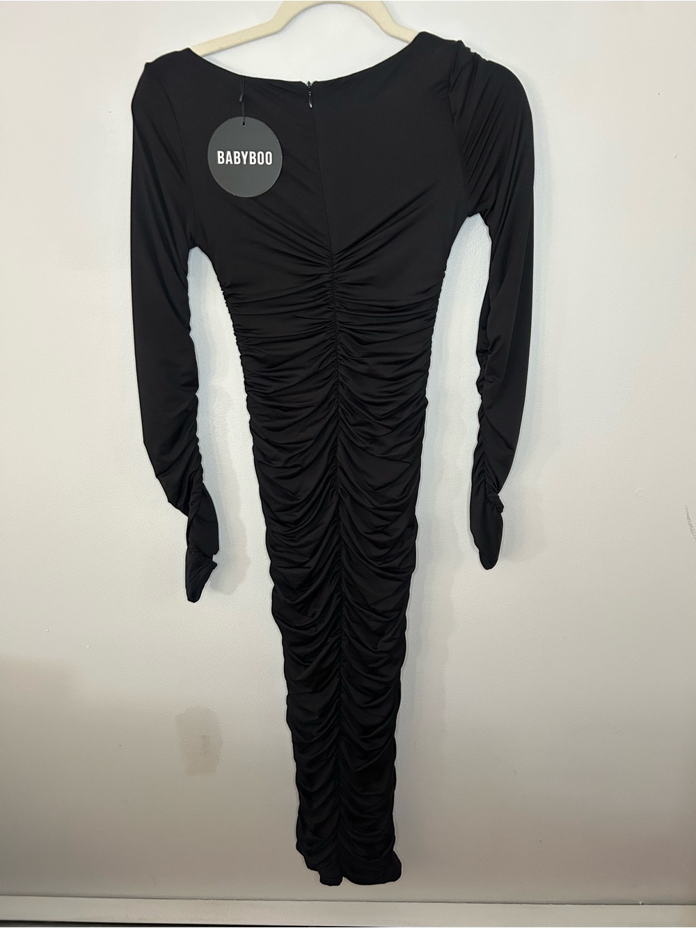 Babyboo NWT Wren Black Midi/Maxi Dress size small - Picture 3 of 4